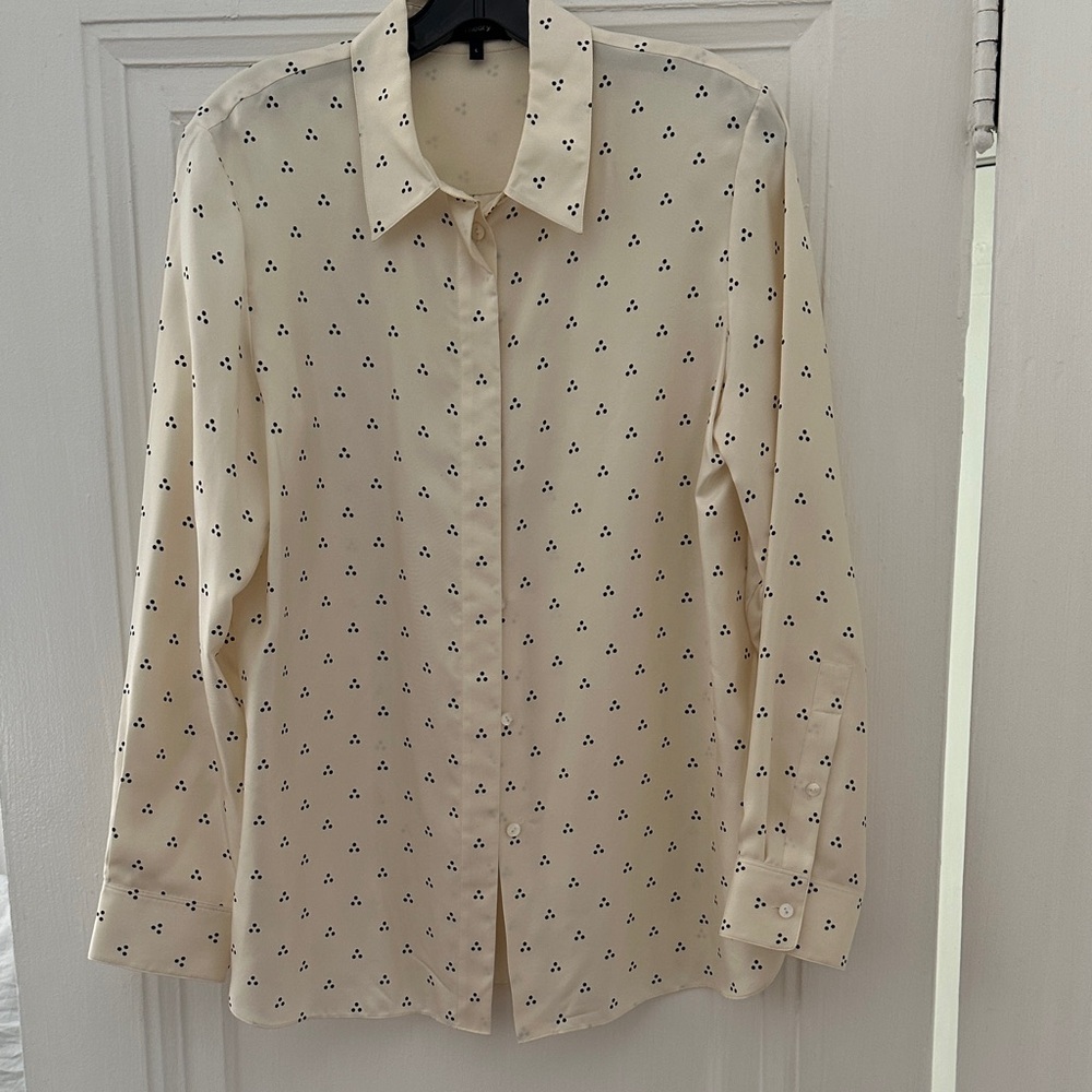 Silk Dot Buttondown